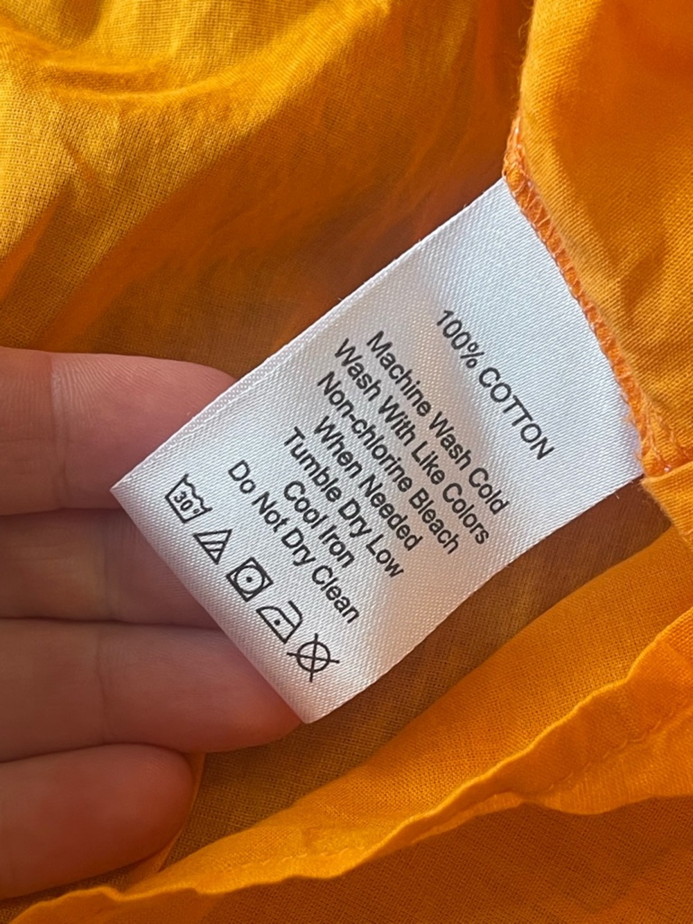 Mira cotton color block pink orange green summer dress - Picture 5 of 6